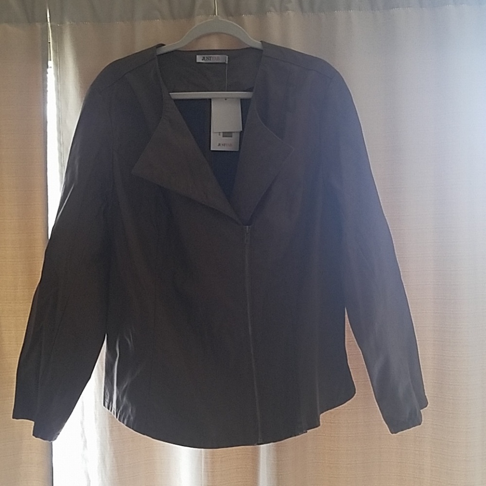 Light leather jacket